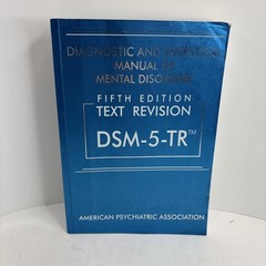 Diagnostic and Statistical Manual of Mental Disorders DSM-5-TR- Good