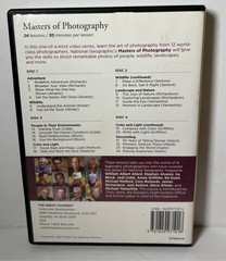 The Great Courses Masters of Photography National Geographic 4-DVD Set Complete