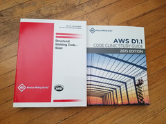AWS D1.1/D1.1M:2025 + AWS D1.1 Code Clinic Study Guide Bundle – 2025 Editions