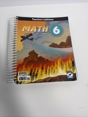 BJU Math 6 Teacher’s Edition With CD 3rd Edition Bob Jones 6th Grade