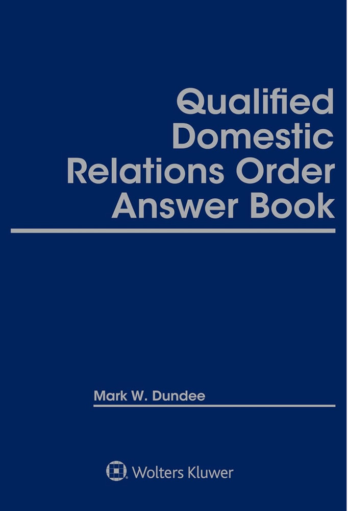NEW Qualified Domestic Relations Order Answer Book QDRO Guide Reference Rtl $699