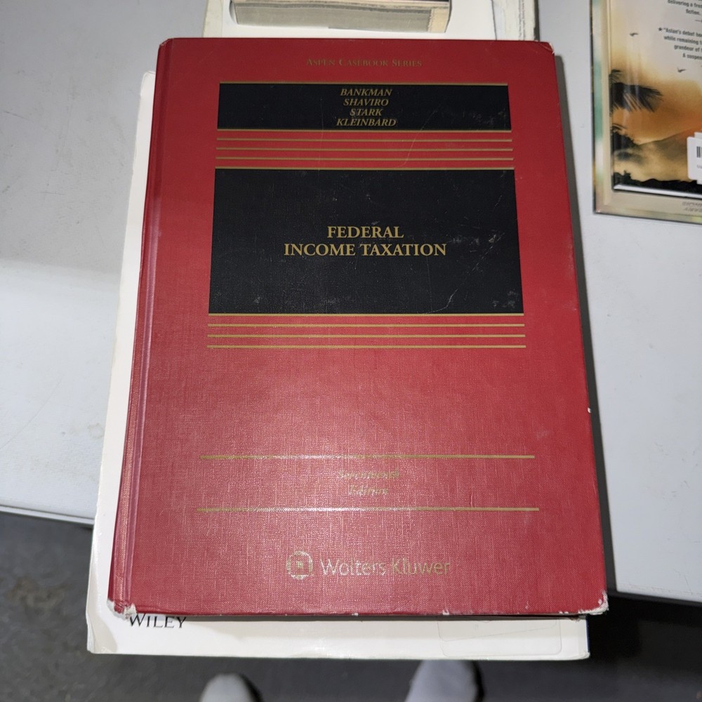 Aspen Publishing Federal Income Taxation 17th Ed ISBN 9781454871026 no code