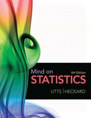Mind on Statistics by Jessica M Utts: Used