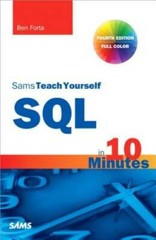 SQL in 10 Minutes, Sams Teach Yourself (4th Edition) – Paperback – GOOD