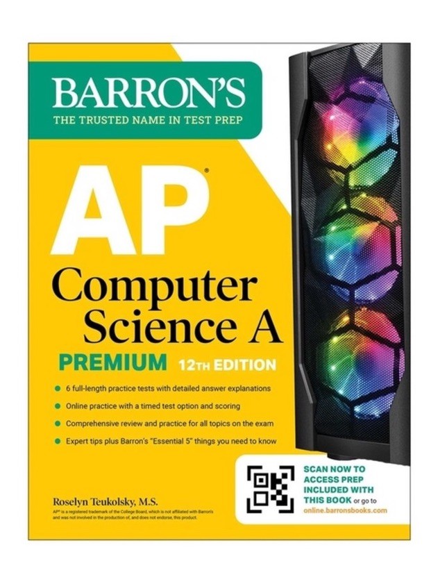 Barron’s Ap Prep Ser.: AP Computer Science a Premium, 12th Edition: Prep Book…