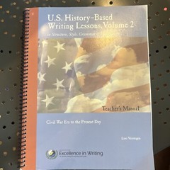 3 Book Lot IEW Teacher’s Manuals FIX-IT! Grammar Nose Tree Classics & US History