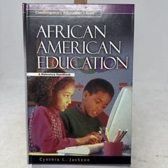 African American Education: A Reference Handbook by C. L. Jackson – Inscribed