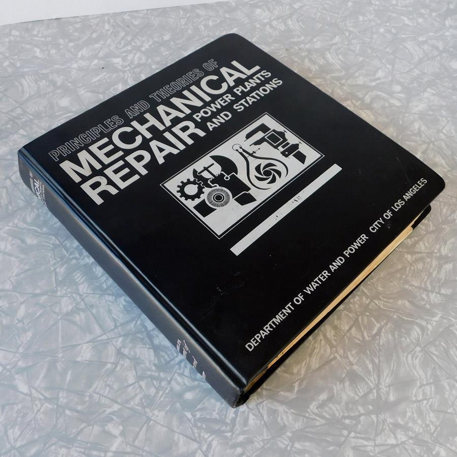 Los Angeles DWP Dept Water & Power Mechanical Repair Power Plants, Stations 1971