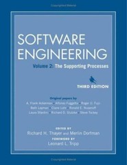 Software Engineering, The Supporting Processes, Dorfman, Merlin,Thayer, Richard
