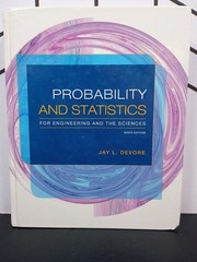 Probability Statistics Engineering Sciences Devore Cengage Hardcover G