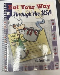Eat Your Way Through The USA Spiral Wound Book Homeschool GeoMatters