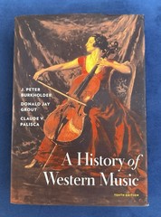 A History of Western Music (2019, Hardcover)