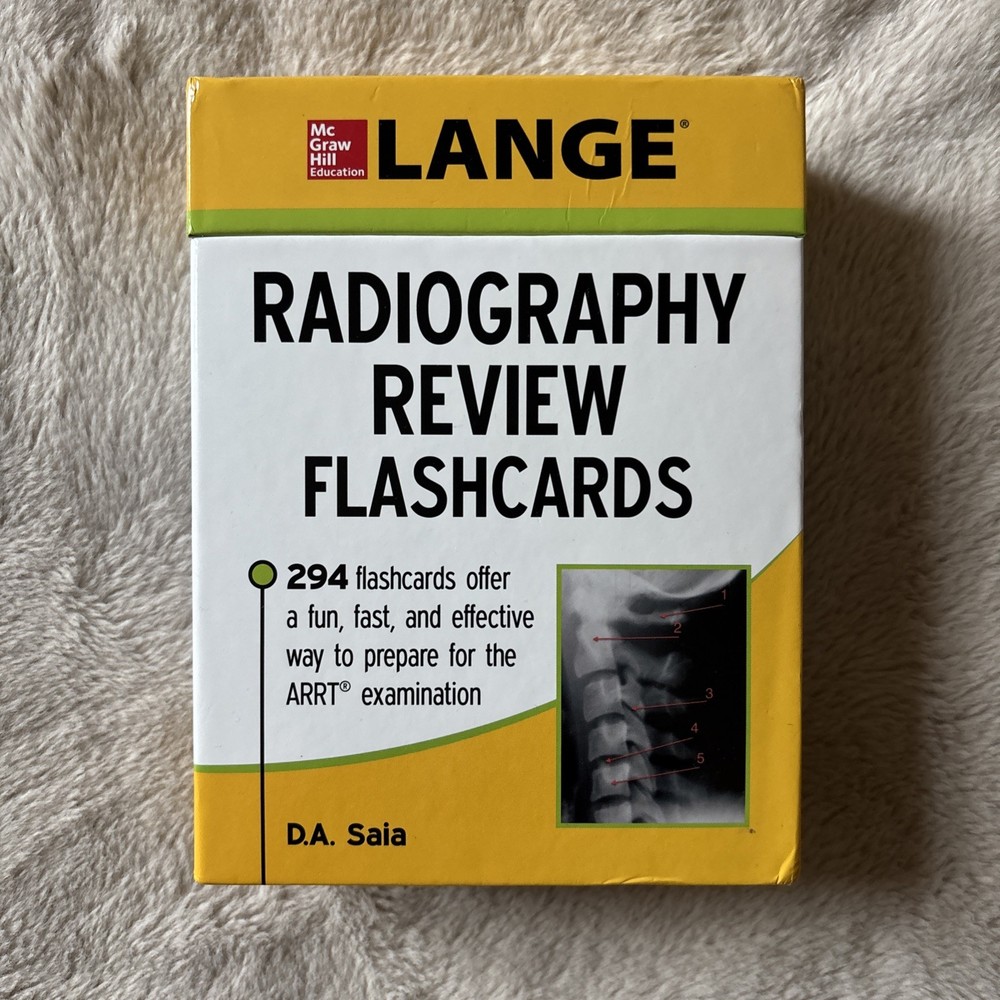 LANGE Radiography Review Flashcards by D. A. Saia (2015, Book, Other)