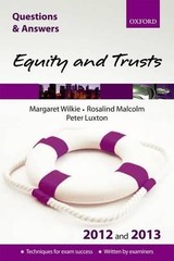 Q & A Revision Guide: Equity and Trusts… by Luxton, Peter Paperback / softback