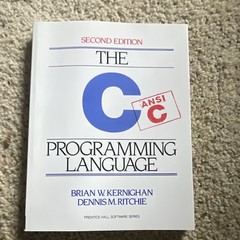 The C Programming Language 2nd Ed Kernighan Ritchie PB Prentice Hall 1988 ISBN