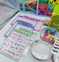 Sing Spell Read & Write, Games, Mats, Cards, Chest & Rare Vinyl Cars, Very Good