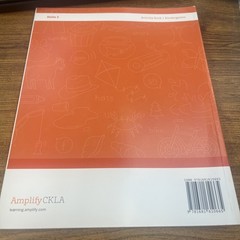 Amplify Core Knowledge Language Arts Skills 3 Kindergarten Activity Book CKLA