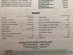 Schaum Rhythm Workbook for Piano: Level 3