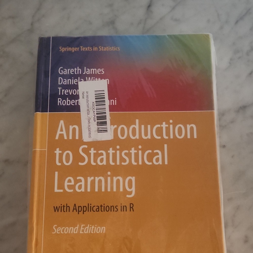An Introduction to Statistical Learning 2nd Ed Hardcover Springer James
