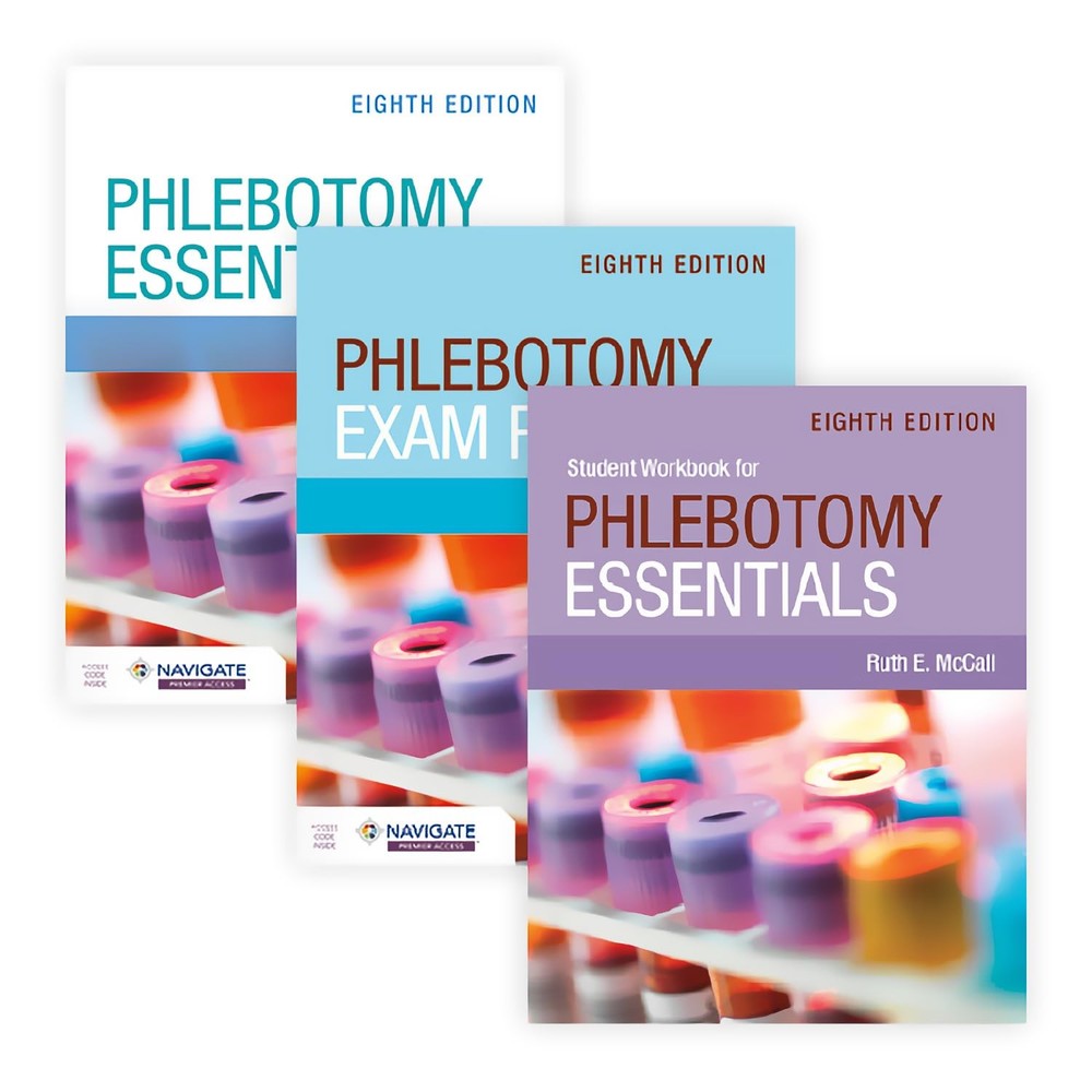 Phlebotomy Essentials + Student Workbook + Exam Review by McCall
