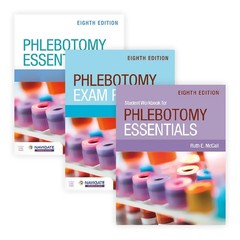 Phlebotomy Essentials + Student Workbook + Exam Review by McCall