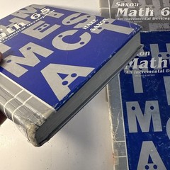 Saxon 65 Math SET (2nd Edition)65 Textbook, Answer Key & Test Forms (cover Wear)