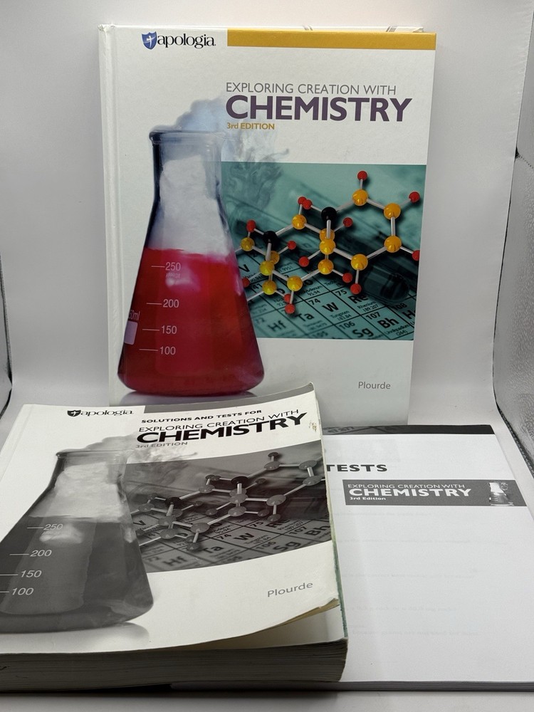Apologia Exploring Creation With Chemistry 3rd Ed HC Textbook/Solutions/Tests