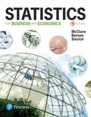 Statistics for Business and Economics by James McClave: Used