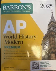 Barron’s Ap Prep Ser.: AP World History: Modern Premium, 2025: Prep Book with 5