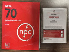 NFPA NEC 70 National Electrical Code 2023 Edition with Tabs Paperback VERY GOOD