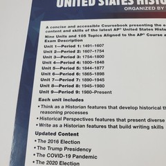 Advanced Placement United States History Paperback by John J Newman 4th Edition