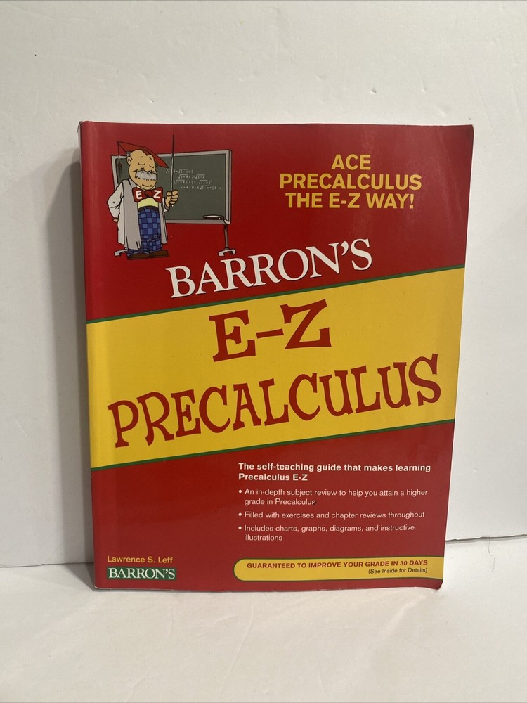 Barron’s Education Series Inc, E-Z Precalculus by Peter Eisen Textbook