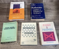 Vintage Mathematics Collection 5 Books – Calculus Of Variations Puzzles History