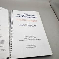 The Pocket Guide To Neurocritical Care Spiral Bound Paperback