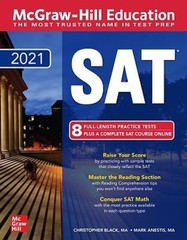 McGraw-Hill Education SAT 2021 Paperback Mark, Black, Christopher