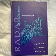Radar Cross Section Knott Shaeffer Tuley Second Edition Hardcover Radar