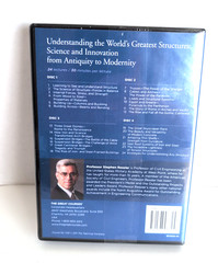 Great Courses: Understanding The World’s Greatest Structures DVDs and Book. NEW