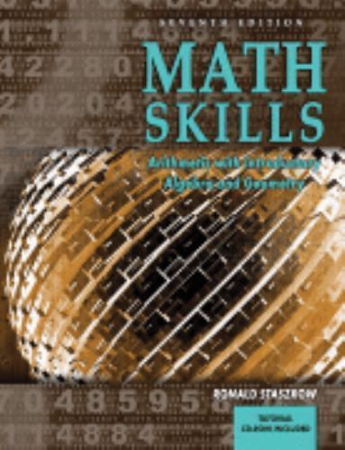 Math Skills: Arithmetic with Introductory Algebra and Geometry [Misc. Supplies..