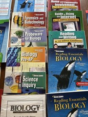 20 + Glencoe Biology Homeschool Curriculum Teacher Resource Lot Manuals McGraw