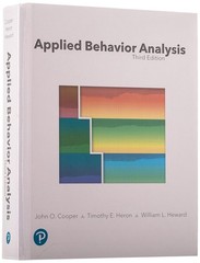 Applied Behavior Analysis by Timothy Heron, John Cooper and William Heward USPS