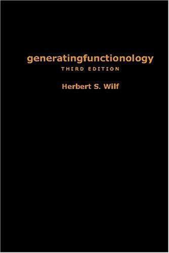 generatingfunctionology by Wilf, Herbert S.
