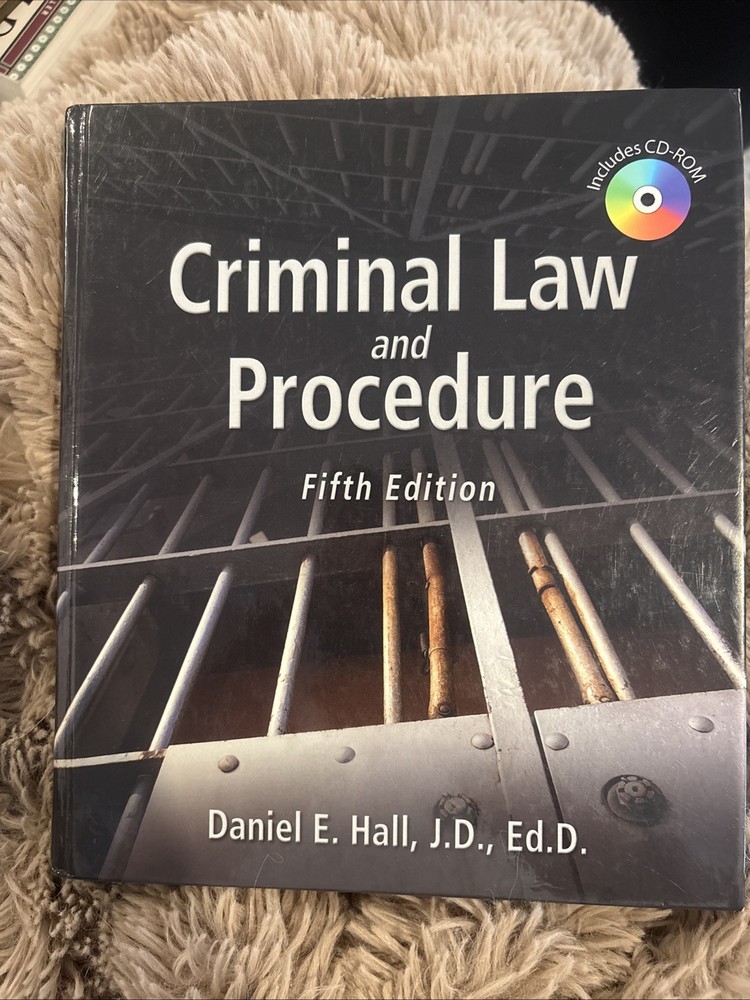 Delmar Cengage Learning Criminal Law And Procedure Book Fifth Edition