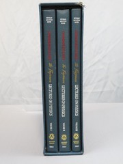 Feynman Lectures on Physics 1989 Commemorative 3 Vol Box Set HC Slip case