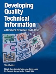 Developing Quality Technical Information: A Handbook for Writers and – VERY GOOD