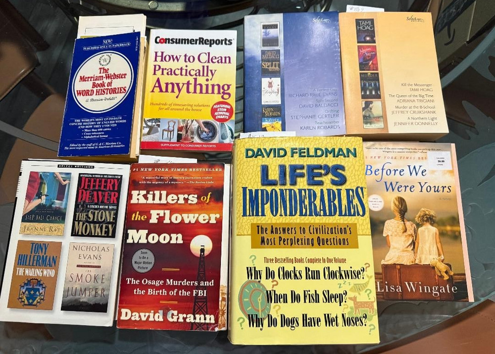 Variety Bundle of Books 8 in Total Value on eBay= $68.70! Bundle= $52.99!!