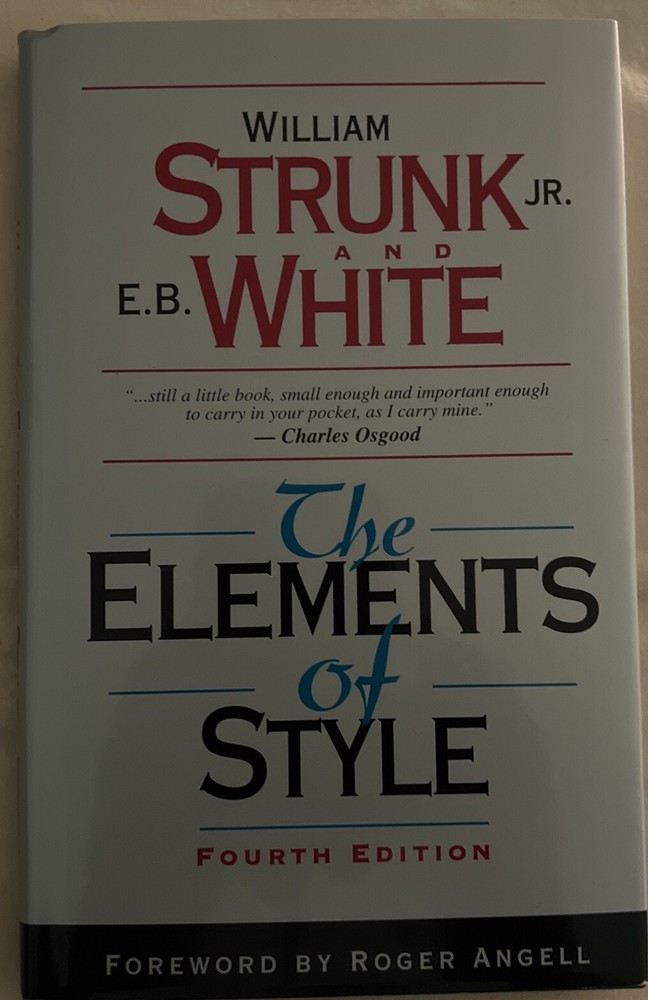 Used Book The Elements Of Style 4th Ed by William Strunk Jr. & E.B. White