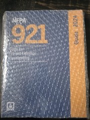 NFPA 921 2024 Edition Guide for Fire and Explosion Investigations (2024) NEW USA