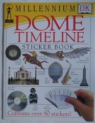 Millennium Dome Timeline Sticker Book (DK millennium range) Pb, UNREAD, MINT