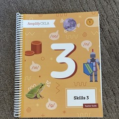 Amplify CKLA Skills 3 Grade 1 Teacher Guide Spiral Bound Education New