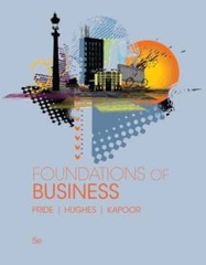 Foundations of Business – Paperback By Pride, William M – VERY GOOD